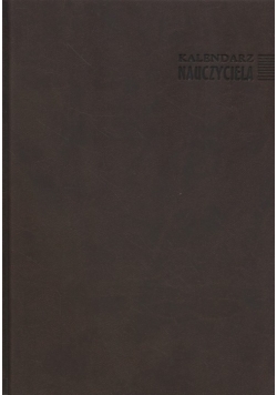 Kalendarz Nauczyciela 2017-2018 21DL A5 Brązowy