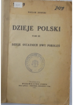 Dzieje Polski, tom III, 1925 R.