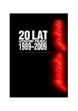 20 lat literatury polskiej 1989-2000