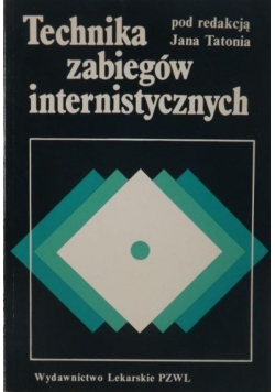 Technika zabiegów internistycznych