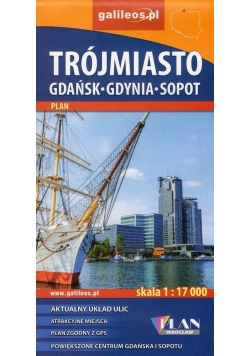 Trójmiasto Gdańsk - Gdynia - Sopot 1:17 000