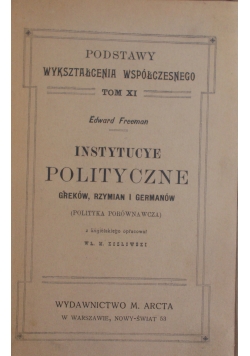 Instytucye Polityczne , 1905 r.