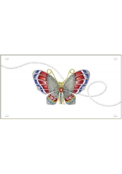 Karnet motyl 12x23 + koperta