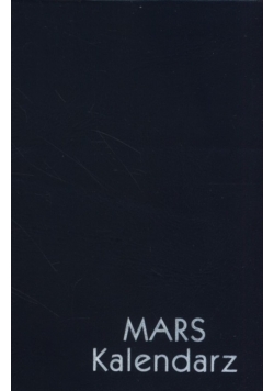 Kalendarz 2018 Mars granatowy