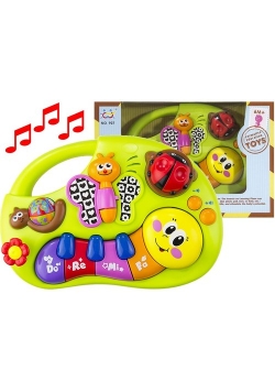Muzyczne pianinko dla maluszka gąsienica Do Re Mi