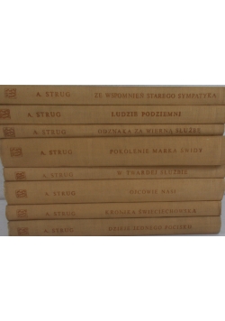 Andrzej Strug,zestwa 8 książek
