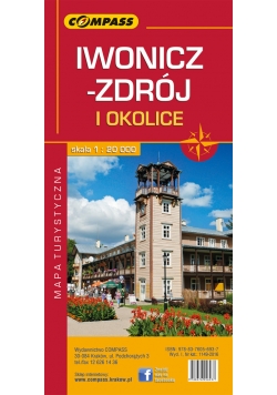 Iwonicz-Zdrój, Rymanów-Zdrój i okolice mapa turystyczna 1:20 000