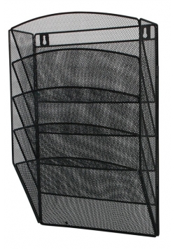 Zestaw 5 półek Q-CONNECT Office Set, metalowy, A4, czarny