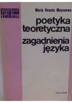 Poetyka teoretyczna. Zagadnienia języka
