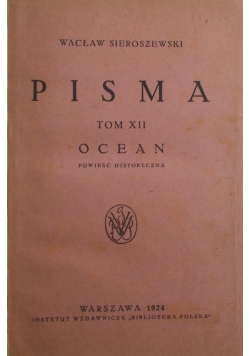 Pisma - Tom XII , 1924 r.