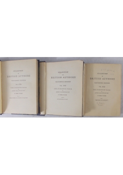 The Forsyte saga, zestaw 3 książek, 1926r.