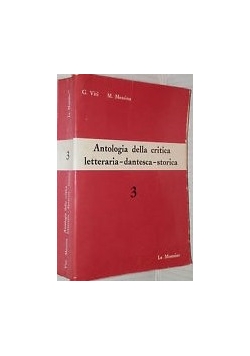 Antologia della critica letteraria-dantesca-storica 3