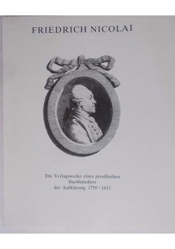 Friedrich Nicclai 1733-1811