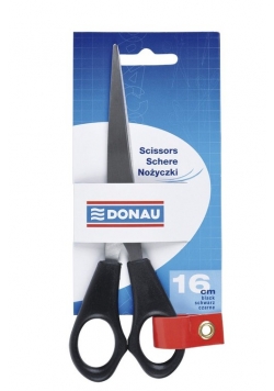 Nożyczki biurowe Donau 16 cm czarne