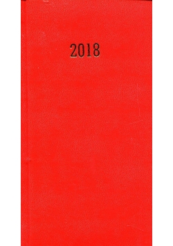 Kalendarz 2018 A6 tygodniowy Albit czerwony