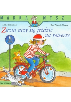 Zuzia uczy się jeździć na rowerze