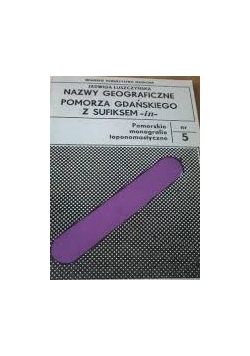 Nazwy geograficzne Pomorza Gdańskiego