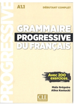 Grammaire progressive du francais Niveau debutant complet + CD