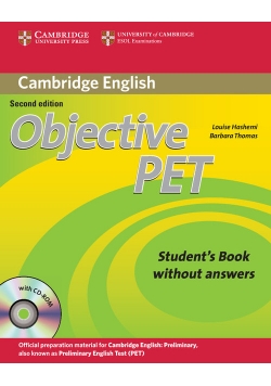 Objective PET Student's Book without Answers + CD