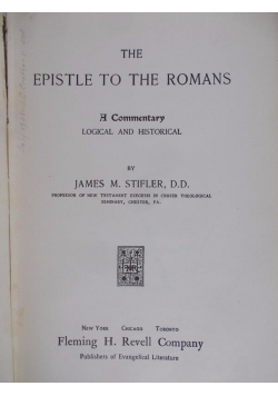 The Epistle to the Romans, 1897 r.