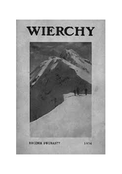 Wierchy - Rocznik 12, 1934r.