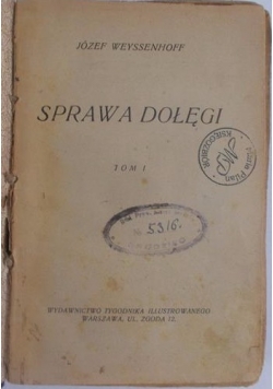 Sprawa dołęgi, 1928 r.