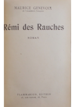 Remi des  Rauches, 1922 r.