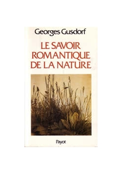 Le savoir romantique de la nature