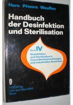 Handbuch der desinfektion und sterilisation