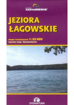 Jeziora Łagowskie mapa turystyczna 1:25 000