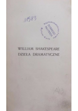 Dzieła dramatyczne , 1912 r.