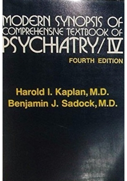 Modern Synopsis of  Comprehensive Textbook of Psychiatry