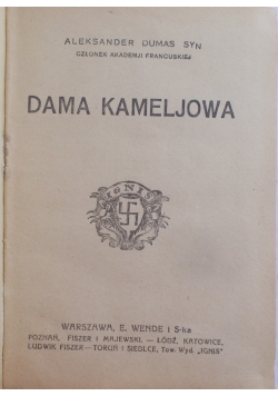 Dama kameljowa,1925r.