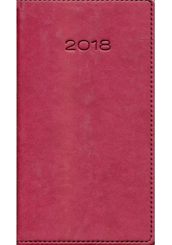 Kalendarz 2018 A6 11T kieszonkowy bordowy