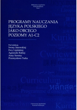 Programy nauczania języka polskiego jako obcego poziomy A1-C2