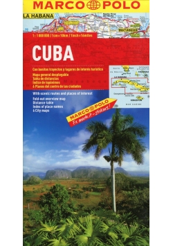 Kuba mapa 1: 1 000 000 Marco Polo
