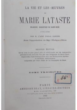 La vie et les aeuvres , 1866 r.