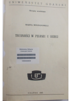 Trudności w pisaniu u dzieci