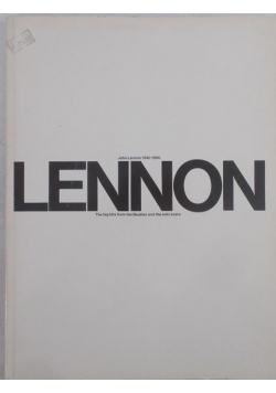 Lenon.The big hits from the Beatles and the solo years