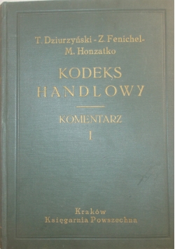Kodeks Handlowy.Komentarz 1