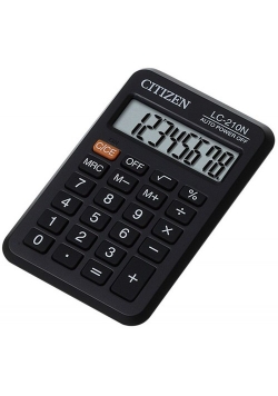 Kalkulator kieszonkowy Citizen LC-210N czarny