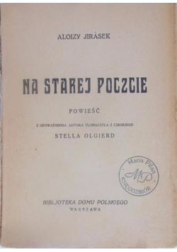 Na starej poczcie, 1928 r.