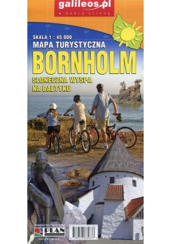 Bornholm mapa turystyczna 1:45 000