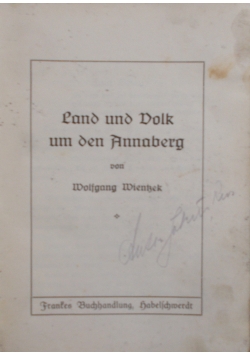 Land und Dolk auf den Annaberg, ok. 1950r.