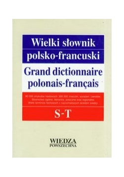 Wielki słownik polsko-francuski S-T, Nowa