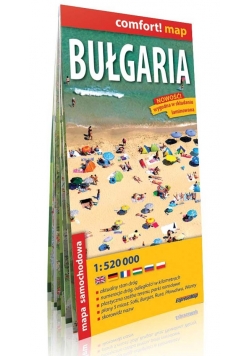 Bułgaria comfort! map laminowana mapa samochodowa 1:1 520 000