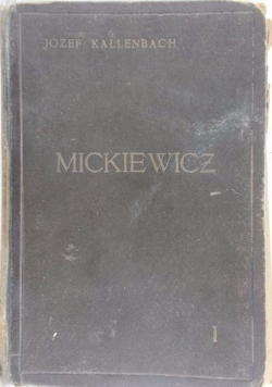 Mickiewicz Tom I, 1926 r.