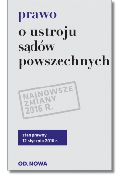 Prawo o ustroju sądów powszechnych