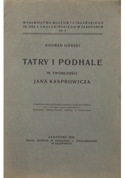 Tatry i Podhale, 1926r.
