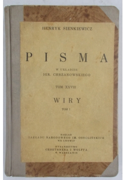 Wiry, tom I, 1932 r.